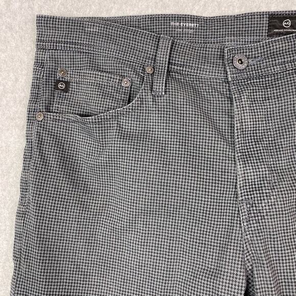 Adriano Goldschmied Mens 34x34 The Everett Slim Straight Pants (Inseam ~32") - Picture 4 of 12